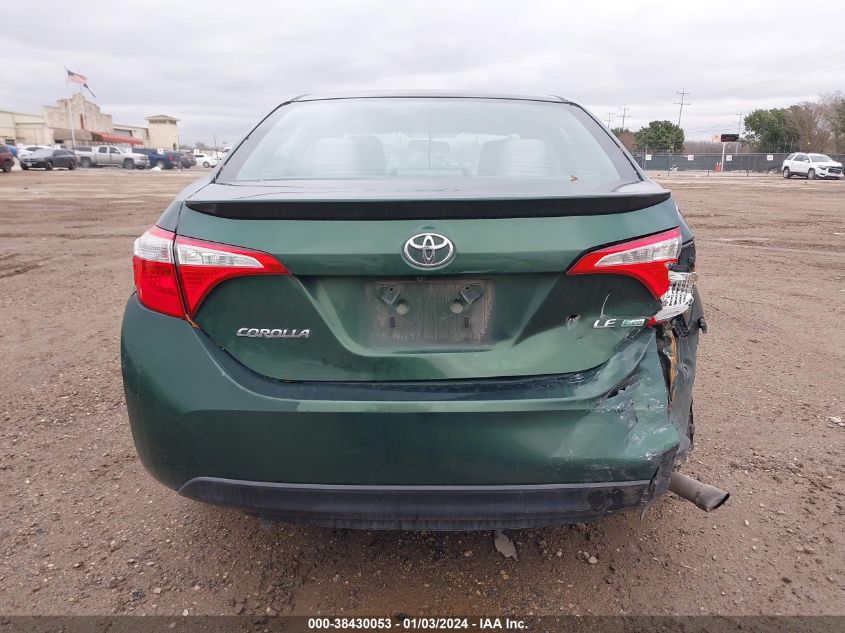 2014 TOYOTA COROLLA ECO/ECO PLUS/ECO PREMIUM - 5YFBPRHE1EP073819