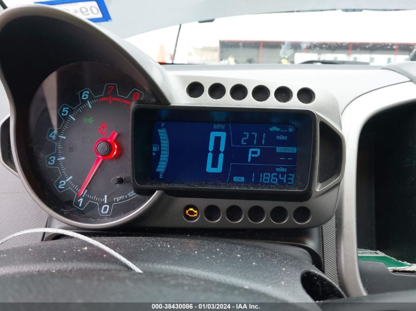 2015 CHEVROLET SONIC LT AUTO - 1G1JC5SH7F4127639