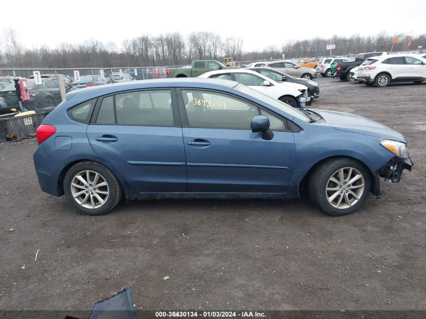 2013 SUBARU IMPREZA 2.0I PREMIUM - JF1GPAC63DG206626