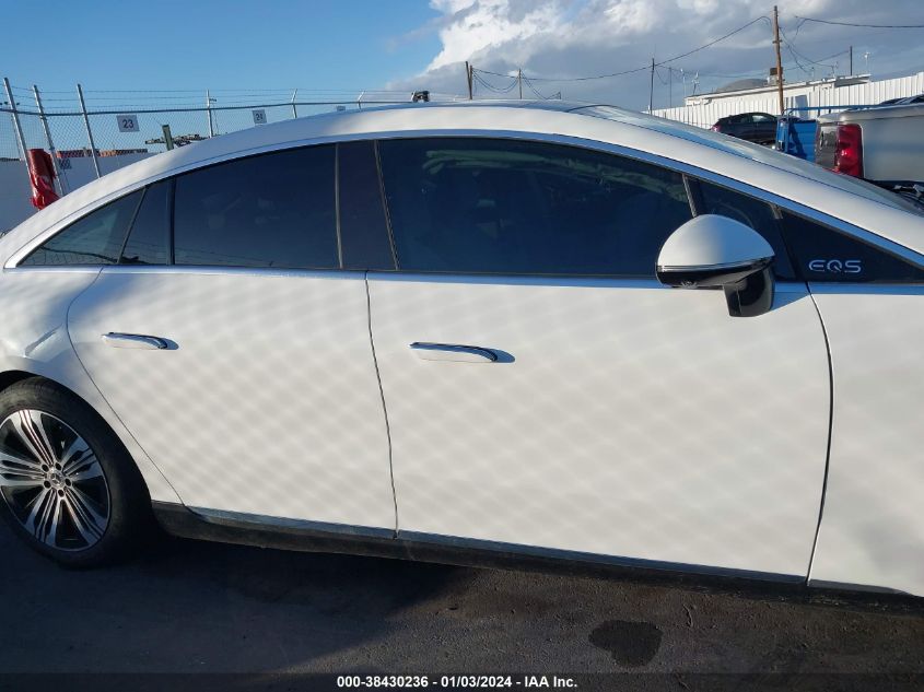 2023 MERCEDES-BENZ EQS 450 W1KCG2DB6PA032736
