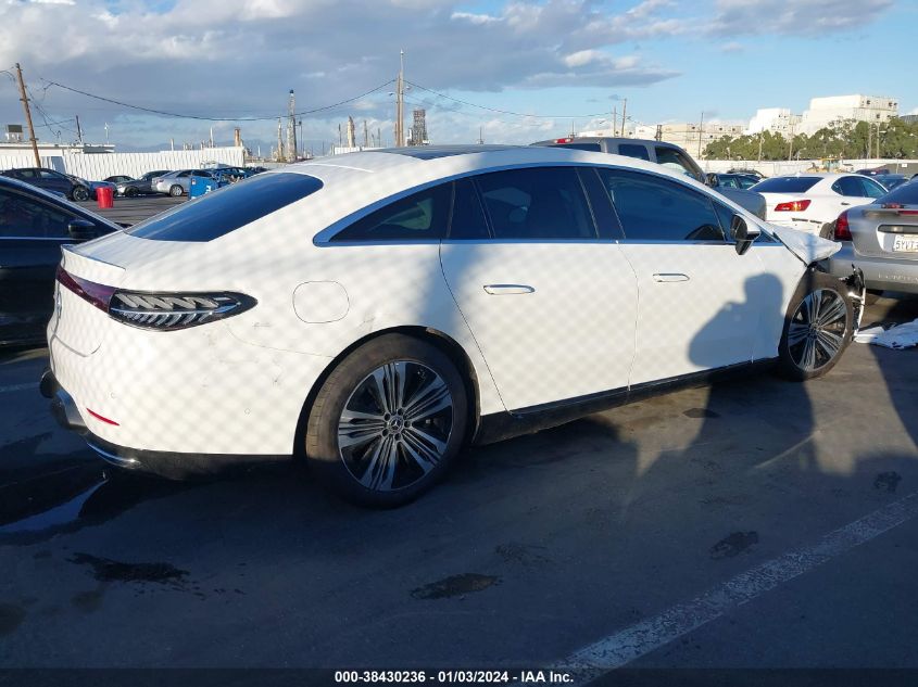 2023 MERCEDES-BENZ EQS 450 W1KCG2DB6PA032736