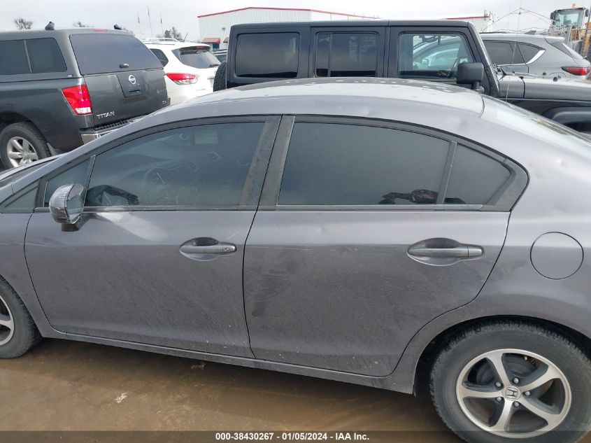 2015 HONDA CIVIC SE - 19XFB2F71FE092899