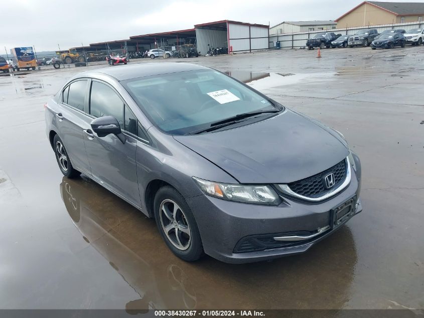 2015 HONDA CIVIC SE - 19XFB2F71FE092899