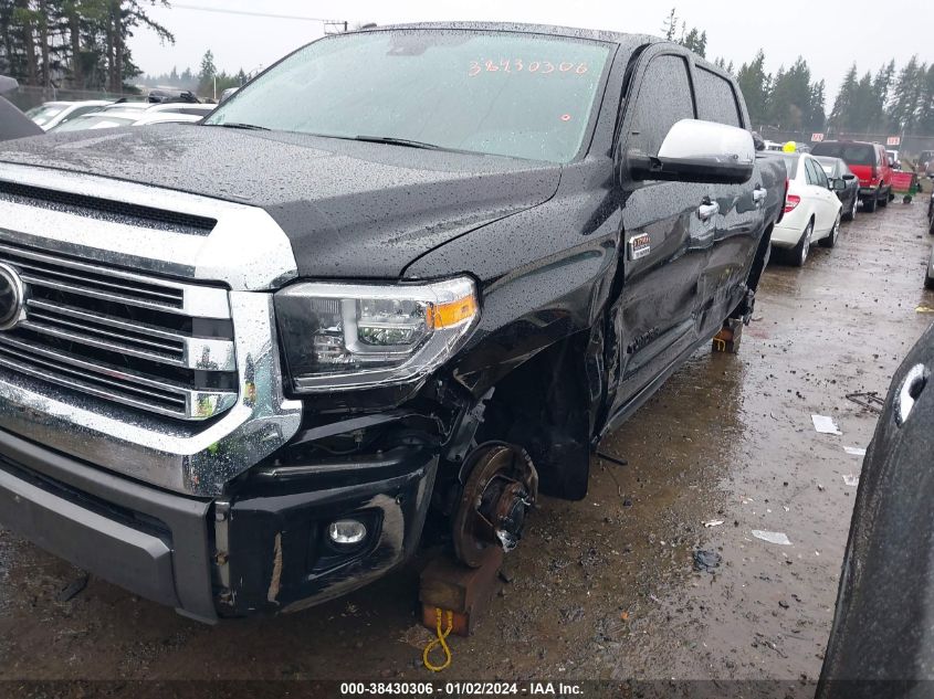 2018 TOYOTA TUNDRA CREWMAX 1794/PLATINUM - 5TFAY5F16JX707235