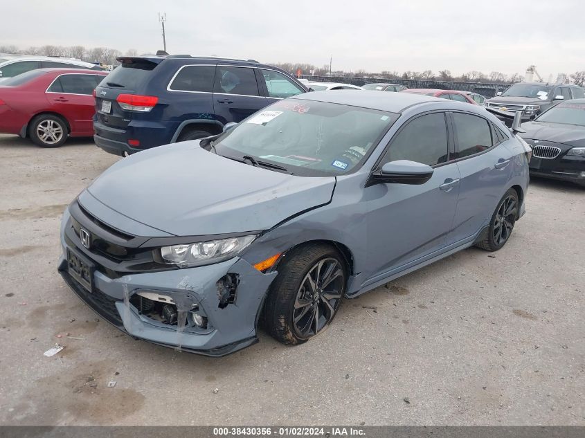 2019 HONDA CIVIC SPORT - SHHFK7H42KU227116