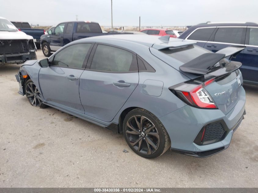 2019 HONDA CIVIC SPORT - SHHFK7H42KU227116