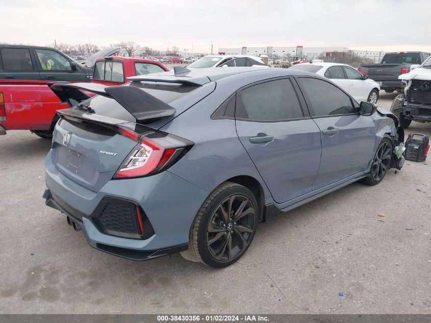 2019 HONDA CIVIC SPORT - SHHFK7H42KU227116