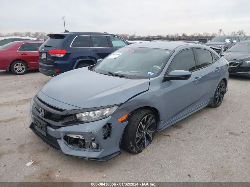 2019 HONDA CIVIC SPORT - SHHFK7H42KU227116