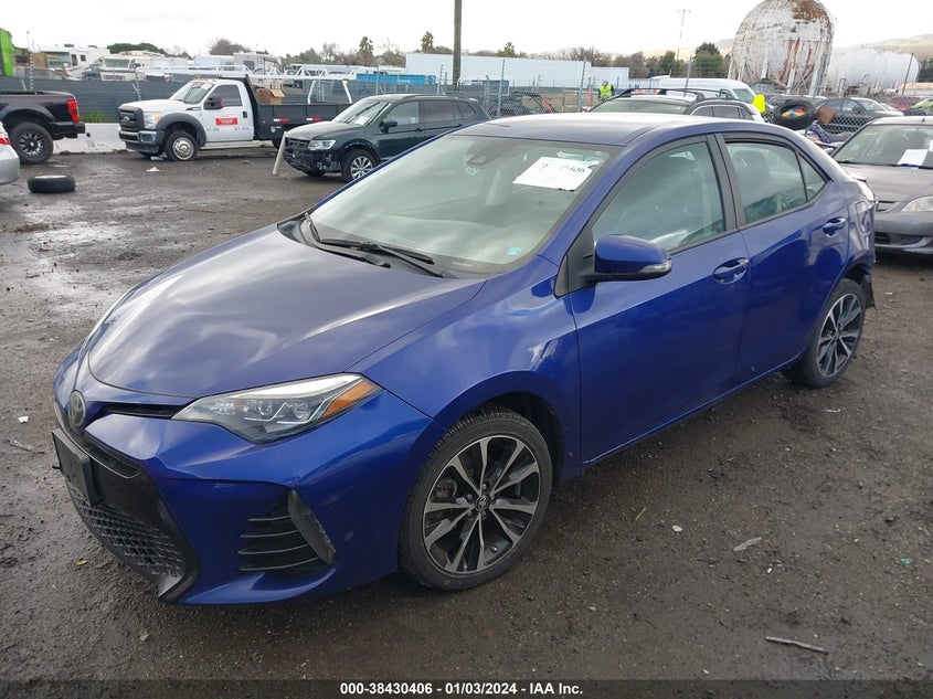VIN 2T1BURHEXJC000578 2018 TOYOTA COROLLA SE