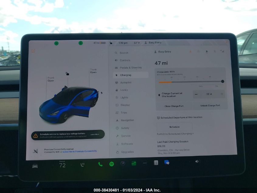 2021 TESLA MODEL 3 STANDARD RANGE PLUS REAR-WHEEL DRIVE - 5YJ3E1EA5MF939433
