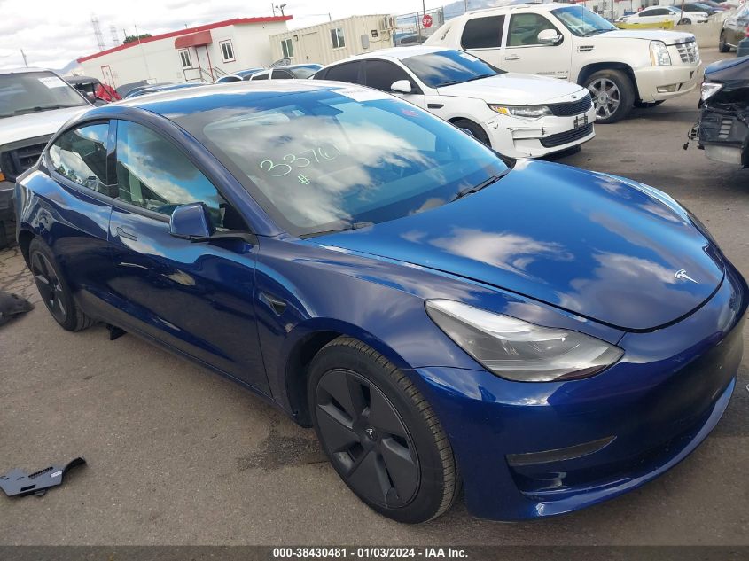 2021 TESLA MODEL 3 STANDARD RANGE PLUS REAR-WHEEL DRIVE - 5YJ3E1EA5MF939433