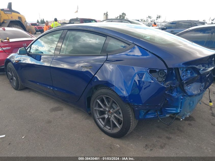 2021 TESLA MODEL 3 STANDARD RANGE PLUS REAR-WHEEL DRIVE - 5YJ3E1EA5MF939433