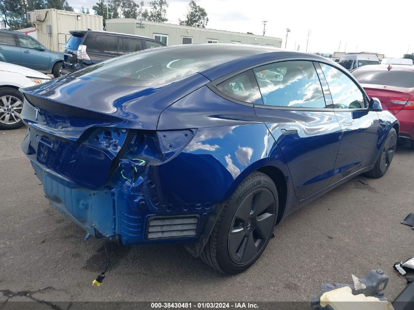 2021 TESLA MODEL 3 STANDARD RANGE PLUS REAR-WHEEL DRIVE - 5YJ3E1EA5MF939433