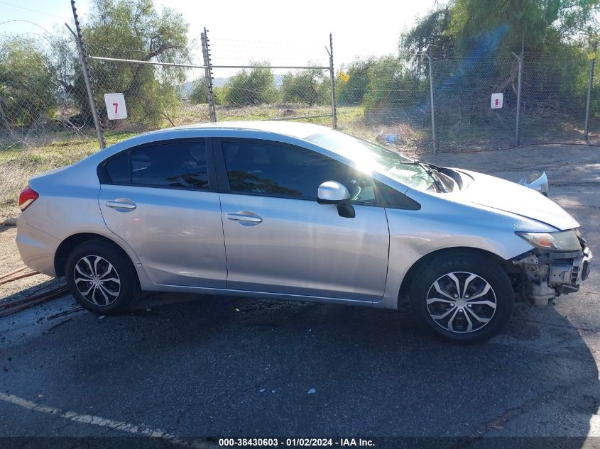 2013 HONDA CIVIC LX - 19XFB2F55DE246719
