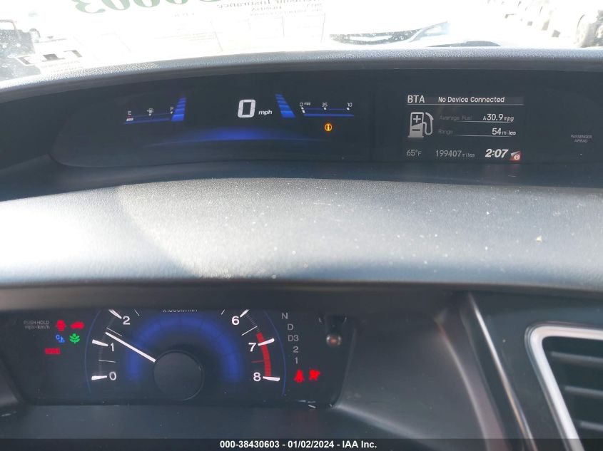 2013 HONDA CIVIC LX - 19XFB2F55DE246719