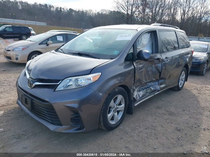 2018 TOYOTA SIENNA LE 8 PASSENGER - 5TDKZ3DC4JS911595