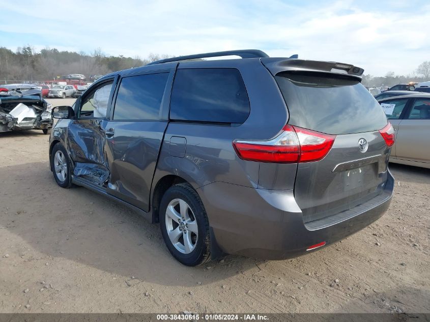 2018 TOYOTA SIENNA LE 8 PASSENGER - 5TDKZ3DC4JS911595