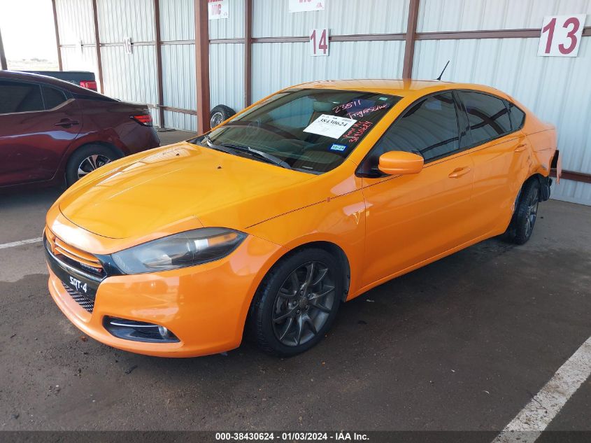 2013 DODGE DART SXT - 1C3CDFBA7DD171387