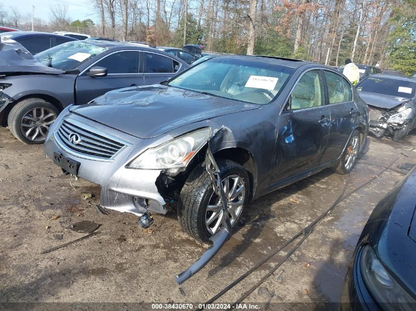 2013 INFINITI G37X - JN1CV6AR4DM751411