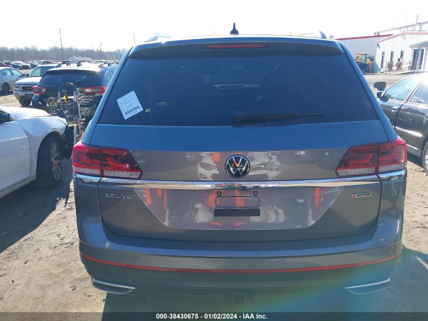 2021 VOLKSWAGEN ATLAS 3.6L V6 SEL - 1V2BR2CA9MC530632