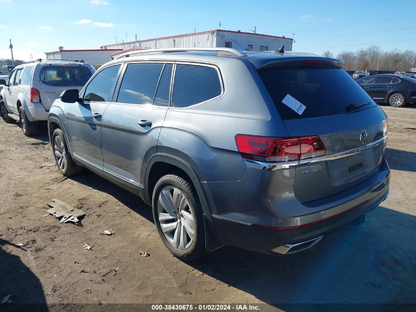 2021 VOLKSWAGEN ATLAS 3.6L V6 SEL - 1V2BR2CA9MC530632