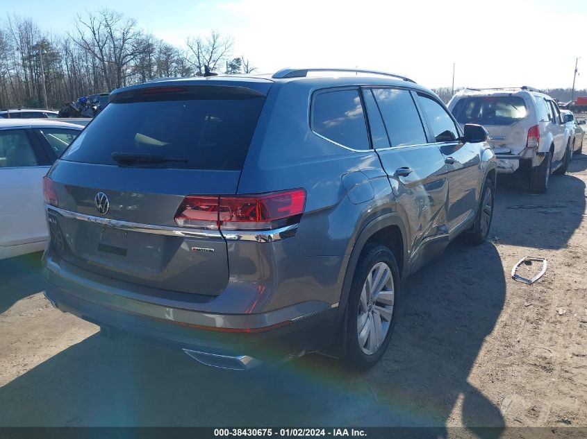 2021 VOLKSWAGEN ATLAS 3.6L V6 SEL - 1V2BR2CA9MC530632