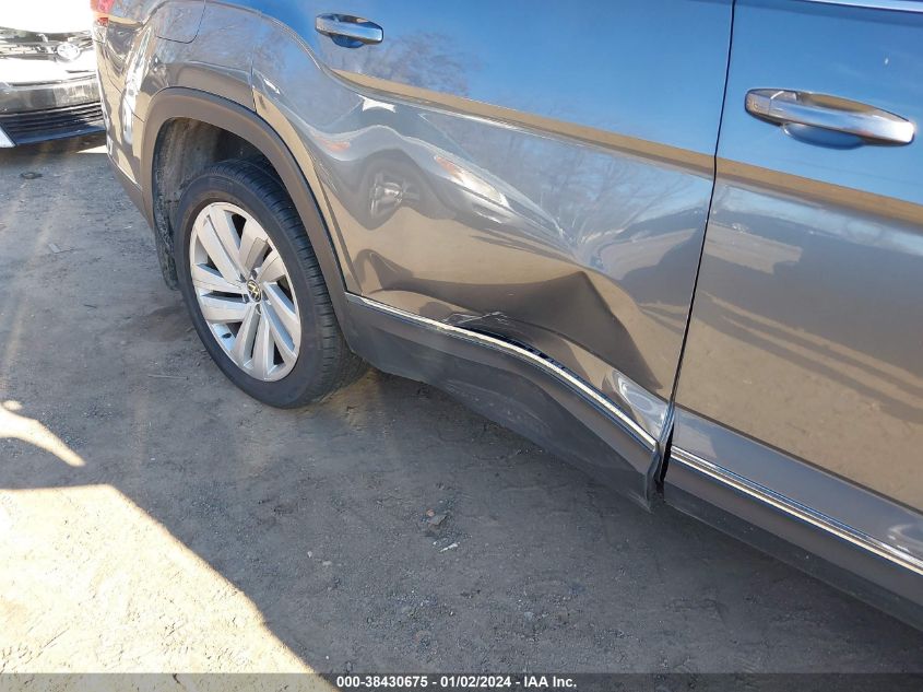 2021 VOLKSWAGEN ATLAS 3.6L V6 SEL - 1V2BR2CA9MC530632