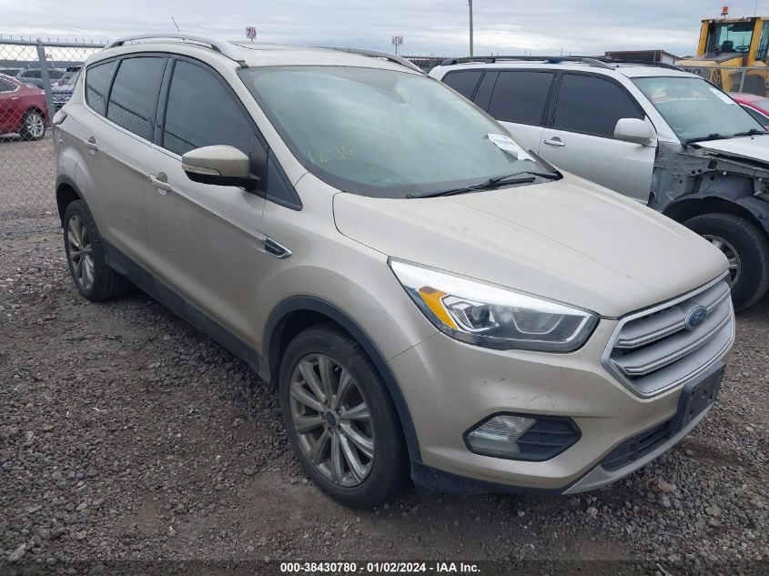 2017 FORD ESCAPE TITANIUM - 1FMCU0JD3HUE32133