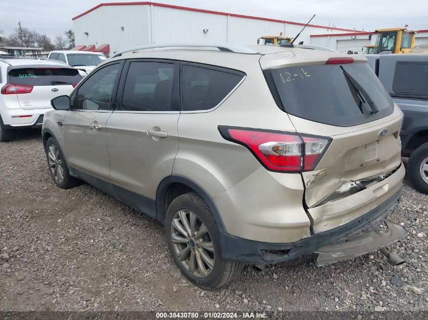 2017 FORD ESCAPE TITANIUM - 1FMCU0JD3HUE32133