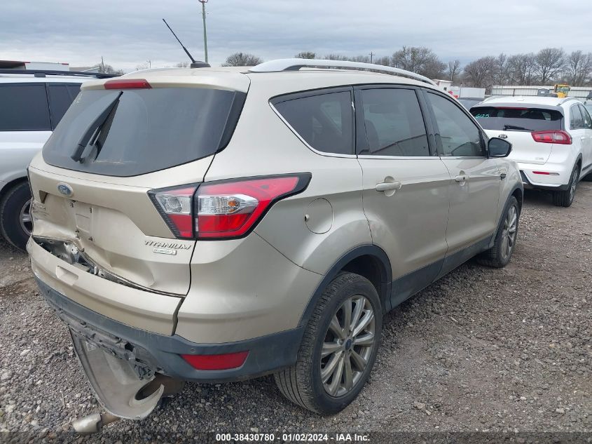 2017 FORD ESCAPE TITANIUM - 1FMCU0JD3HUE32133