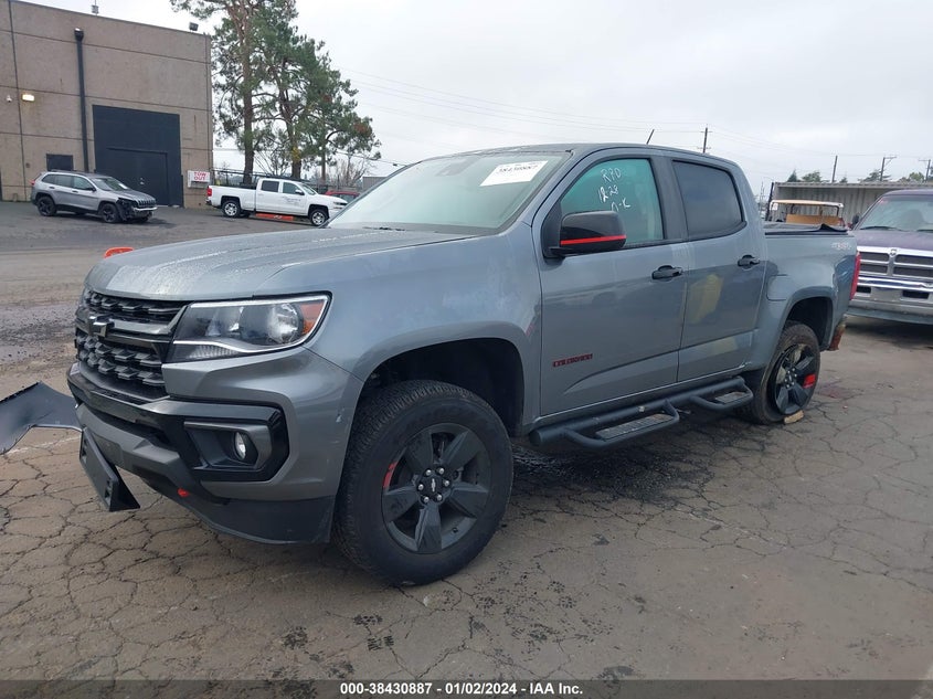 2022 CHEVROLET COLORADO 3.6L V6 FI DOHC 24V (VIN: 1GCGTCEN8N1133862