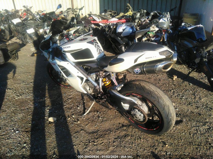 2009 DUCATI 848 ZDM1XBGVX9B009713