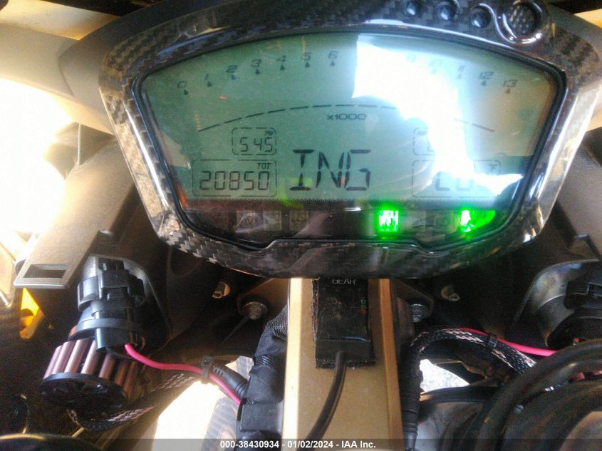 2009 DUCATI 848 ZDM1XBGVX9B009713