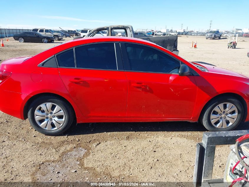 2015 CHEVROLET CRUZE LS MANUAL - 1G1PB5SH2F7151486