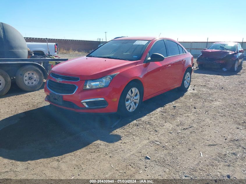 2015 CHEVROLET CRUZE LS MANUAL - 1G1PB5SH2F7151486