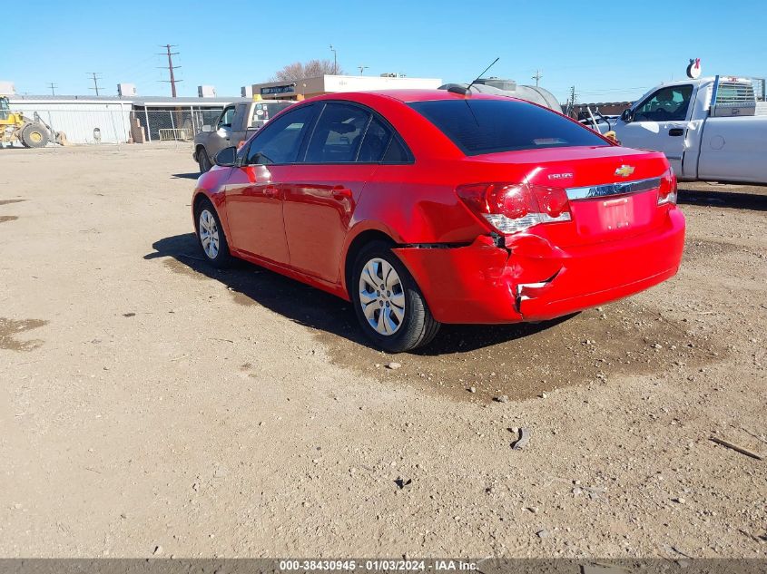 2015 CHEVROLET CRUZE LS MANUAL - 1G1PB5SH2F7151486