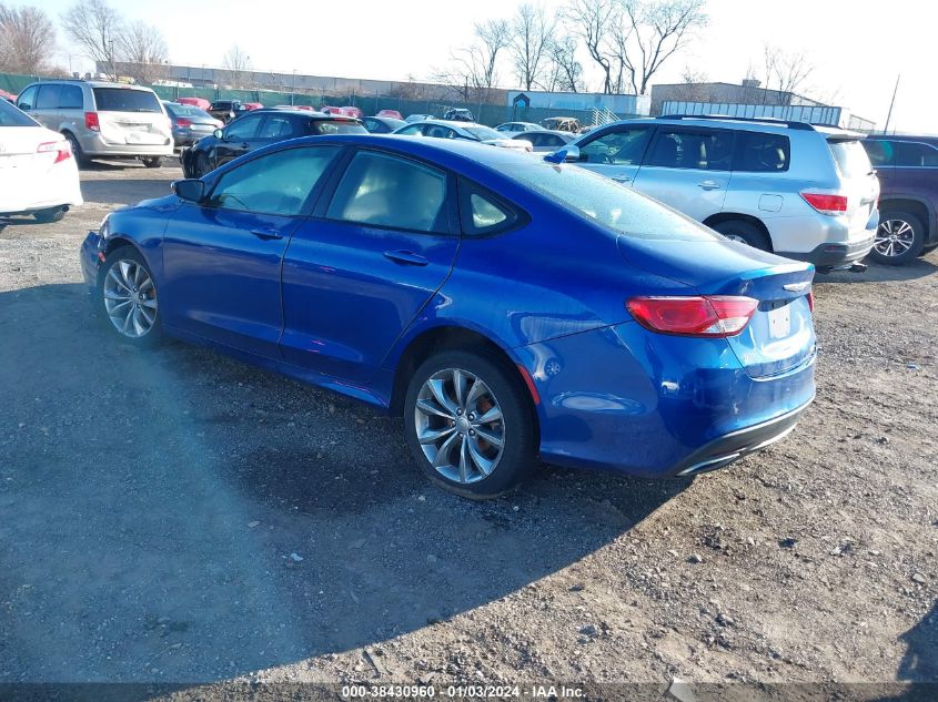 2015 CHRYSLER 200 S - 1C3CCCBG7FN730357