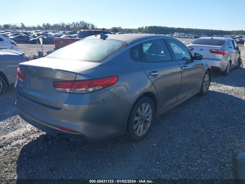 2016 KIA OPTIMA EX - 5XXGU4L36GG092630