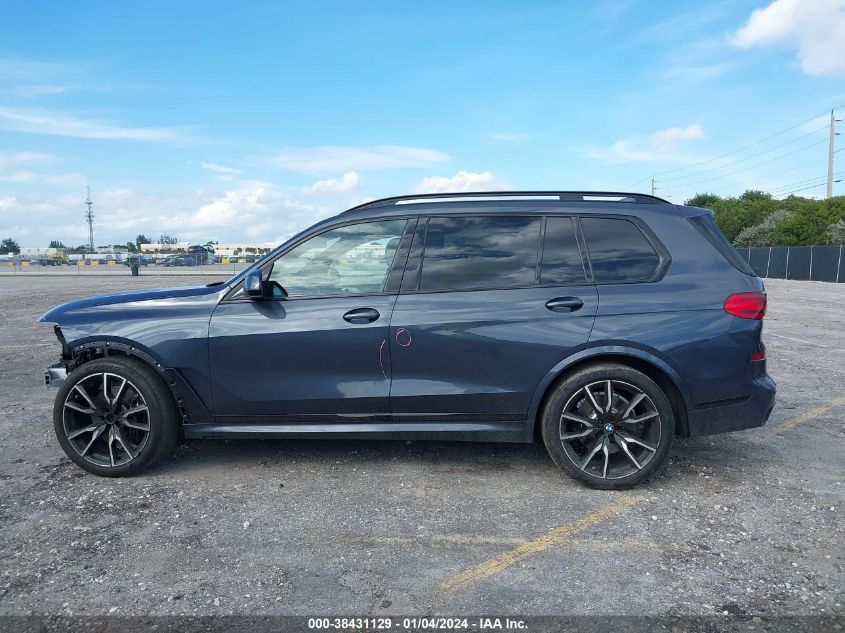 2021 BMW X7 XDRIVE40I 5UXCW2C06M9E29309