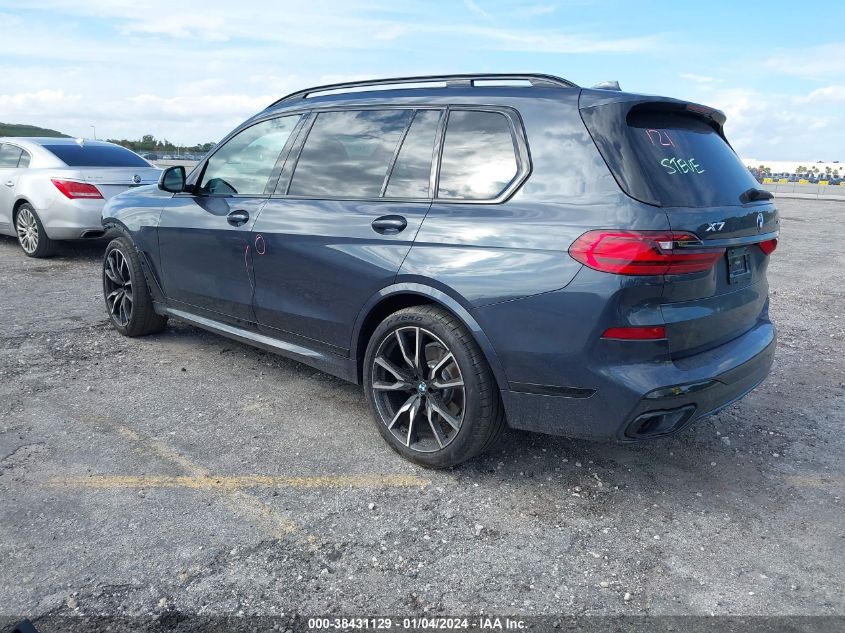 2021 BMW X7 XDRIVE40I 5UXCW2C06M9E29309