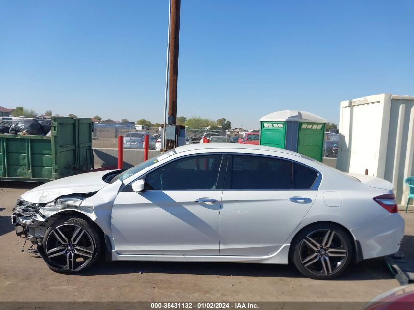2017 HONDA ACCORD SPORT - 1HGCR2F58HA124770
