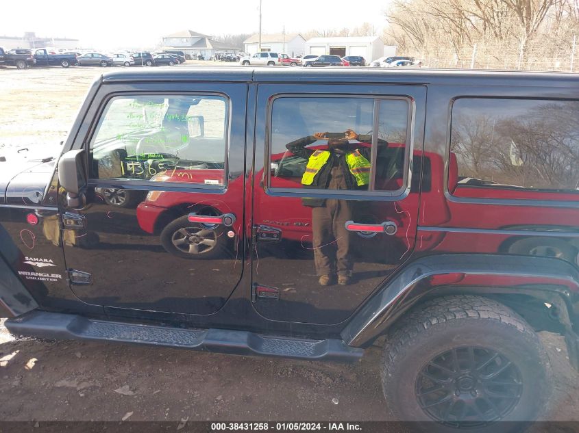 2013 JEEP WRANGLER UNLIMITED SAHARA - 1C4HJWEG4DL692812