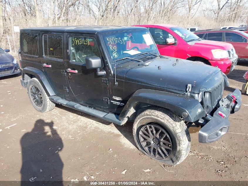 2013 JEEP WRANGLER UNLIMITED SAHARA - 1C4HJWEG4DL692812
