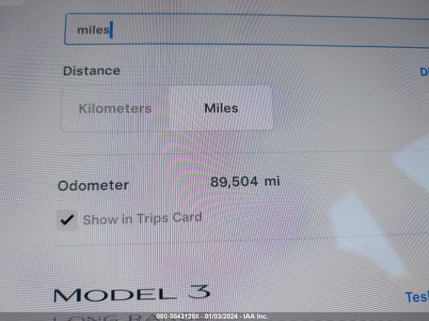 2019 TESLA MODEL 3 - 5YJ3E1EB1KF210948