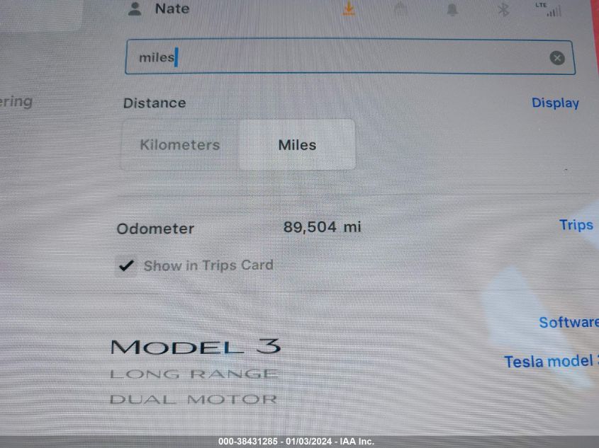 2019 TESLA MODEL 3 - 5YJ3E1EB1KF210948