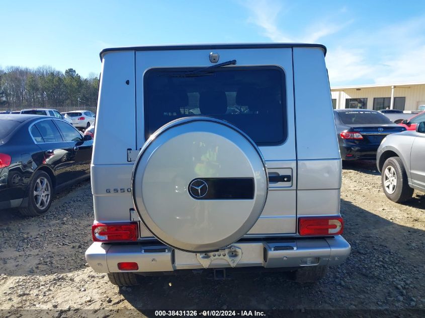 2013 MERCEDES-BENZ G 550 4MATIC - WDCYC3HF2DX202849