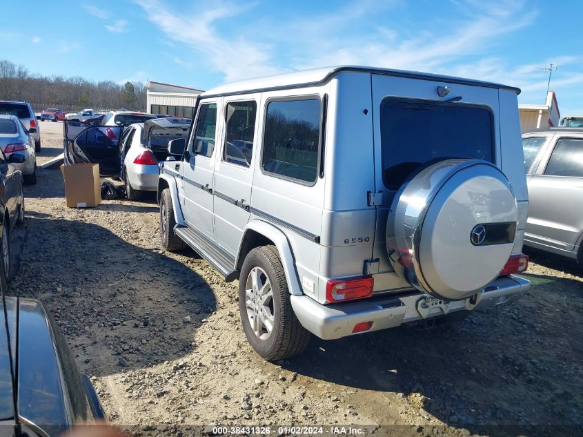 2013 MERCEDES-BENZ G 550 4MATIC - WDCYC3HF2DX202849