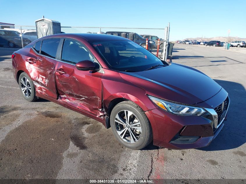 VIN 3N1AB8CV7NY208638 2022 NISSAN SENTRA no.1