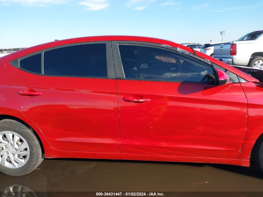 2017 HYUNDAI ELANTRA SE - KMHD74LF9HU122246