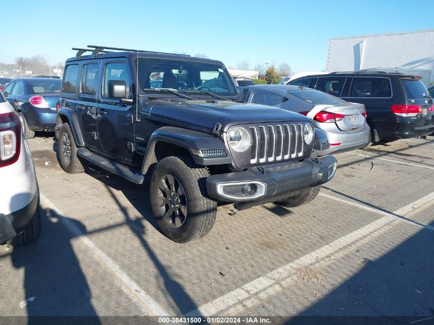 2022 JEEP WRANGLER UNLIMITED SAHARA 4X4 - 1C4HJXEG1NW176753